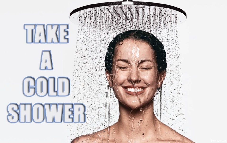 ケガしている人は朝の冷水シャワーが効く？