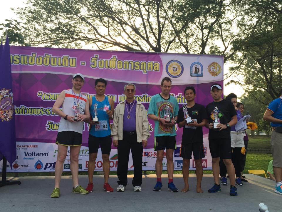 １０kmレースで年代別２位に入りました！in Bangkok